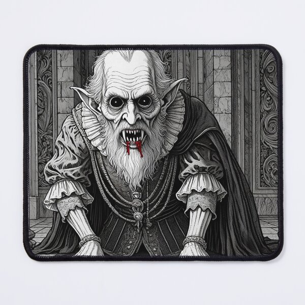 Item preview, blood soaked horrific Evil vampire lord of death staring at you designed and sold by Vintage Designs +.