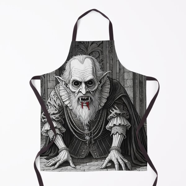 Item preview, blood soaked horrific Evil vampire lord of death staring at you designed and sold by Vintage Designs +.