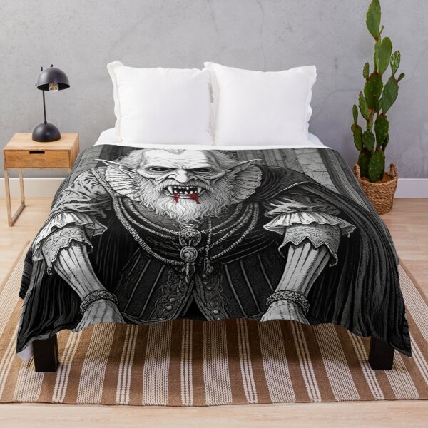 Item preview, blood soaked horrific Evil vampire lord of death staring at you designed and sold by Vintage Designs +.