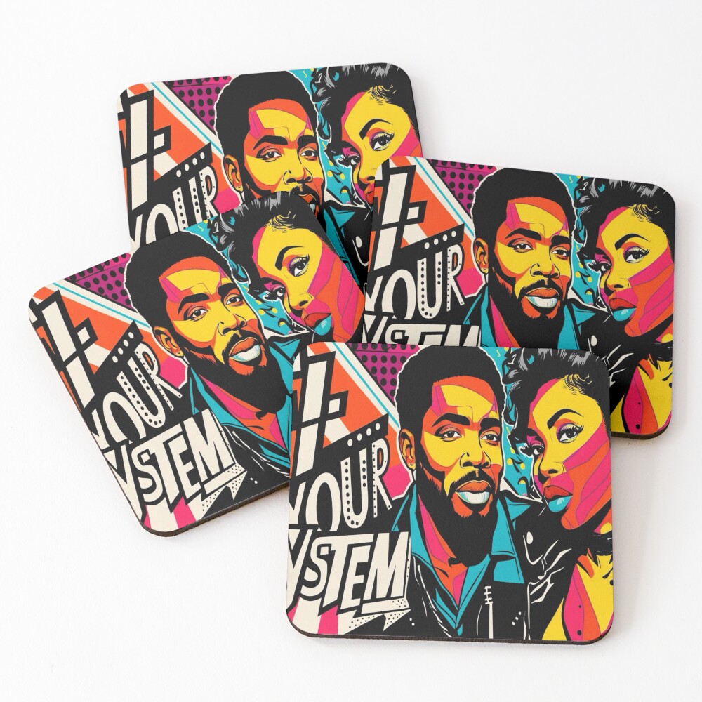 Item preview, Coasters (Set of 4) designed and sold by Roxbuc.