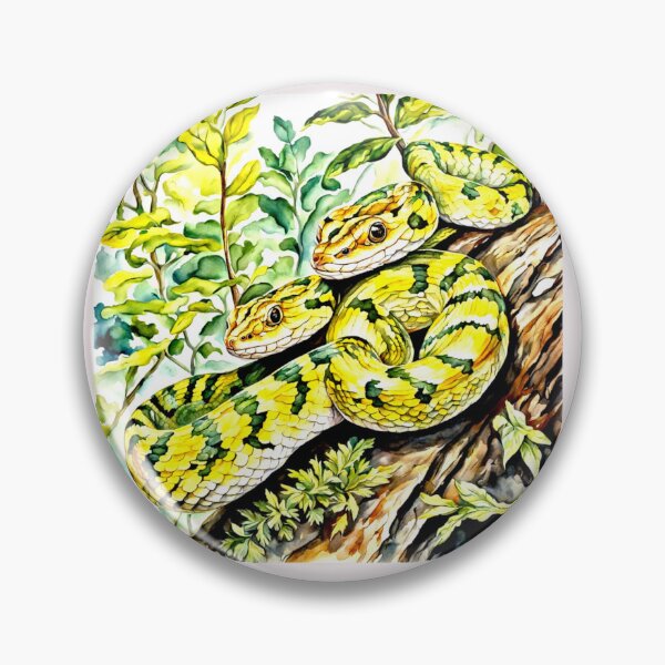 Item preview, Yellow Bothriechis schlegelii eyebrow viper#2 designed and sold by Helios Be. Lavsh.