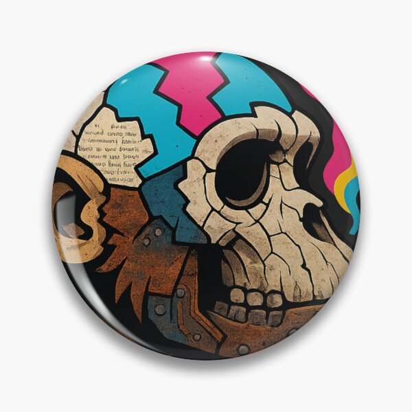 Item preview, Monkey Thinker – Cracked Skull & Digital Spirit Flow designed and sold by VIBE CRAFT STUDIO.