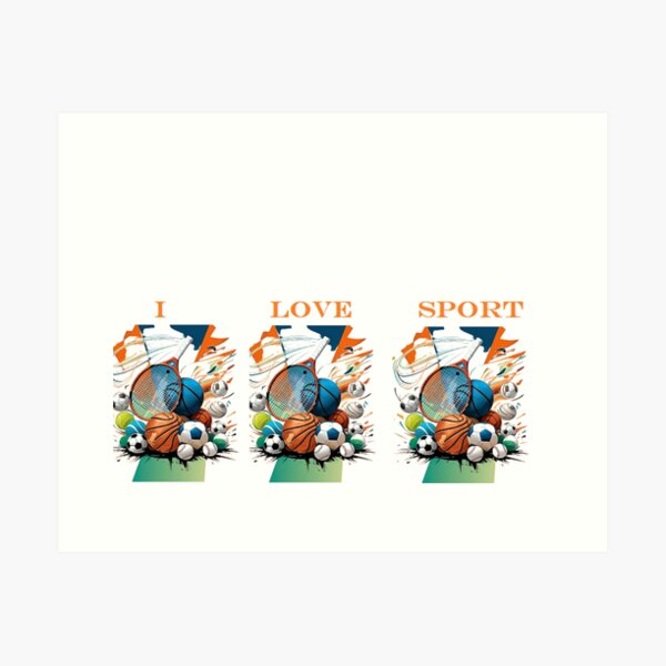 Item preview, I love sport designed and sold by mmttt.