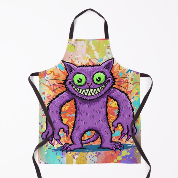 Item preview,  Neon Grinning Graffiti Street Cat Design by EgyApe designed and sold by egyape ⭐⭐⭐⭐⭐.