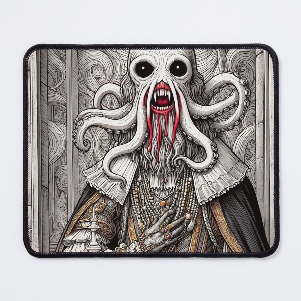 Item preview, The ark Eldritch Lord Cthulhu of Darkmere staring at you with his eyes of the void designed and sold by Vintage Designs +.