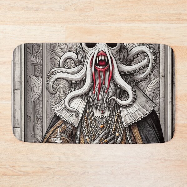 Item preview, The ark Eldritch Lord Cthulhu of Darkmere staring at you with his eyes of the void designed and sold by Vintage Designs +.