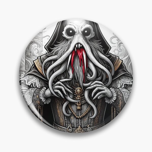 Item preview, The ark Eldritch Lord Cthulhu of Darkmere staring at you with his eyes of the void designed and sold by Vintage Designs +.