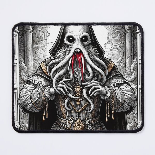 Item preview, The ark Eldritch Lord Cthulhu of Darkmere staring at you with his eyes of the void designed and sold by Vintage Designs +.