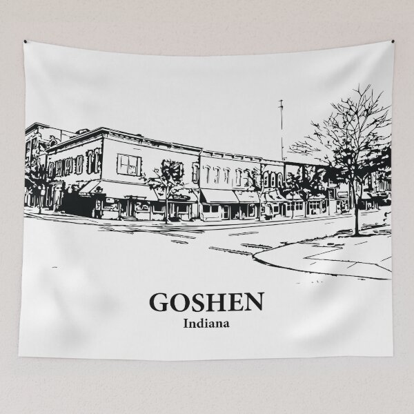 Item preview, Goshen - Indiana designed and sold by Lakeric Cityscapes.