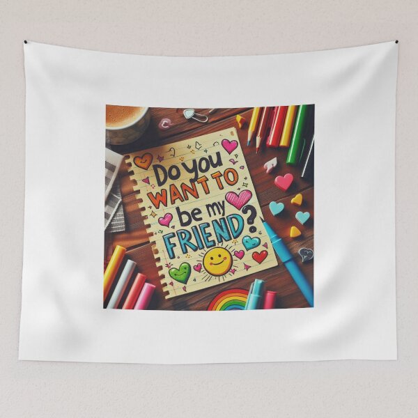 Item preview, Do you want to be my friend? designed and sold by PandoraCastle.
