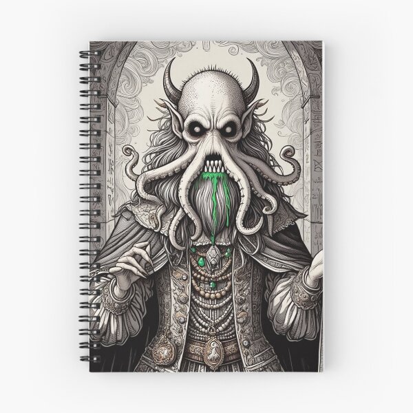Item preview, Stark Lord of dread Eldritch Cthulhu of Darkmere staring at you with his eyes of the void designed and sold by Vintage Designs +.