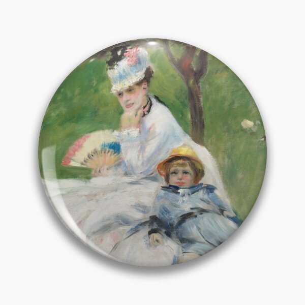 Item preview, Madame Monet and Her Son, 1874 by Auguste Renoir . Museum: National Gallery of Art . Artsy journals. Art stickers . Art mugs . Art tote bags . Art inspired products . Art gifts  designed and sold by WeareSublime.