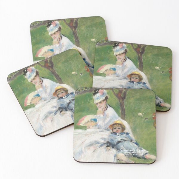 Item preview, Madame Monet and Her Son, 1874 by Auguste Renoir . Museum: National Gallery of Art . Artsy journals. Art stickers . Art mugs . Art tote bags . Art inspired products . Art gifts  designed and sold by WeareSublime.