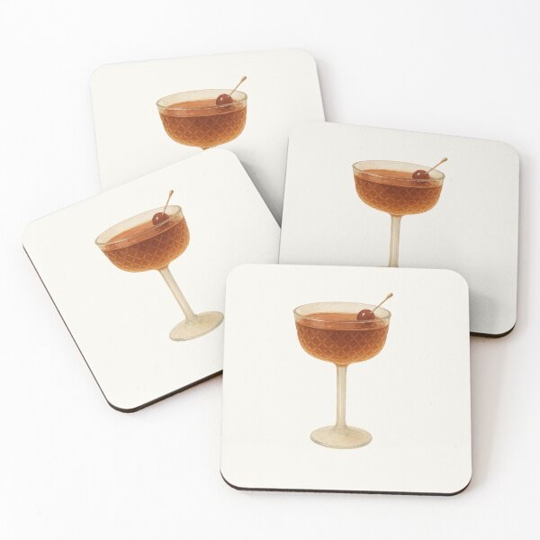 Item preview, Watercolor Manhattan Cocktail designed and sold by jnella03.