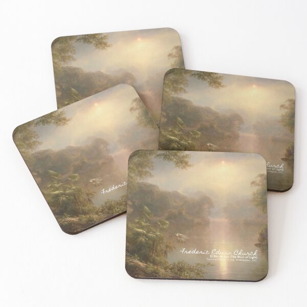 Item preview, The River of Light (El Rio de Luz)  by Frederic Edwin Church . Museum: National Gallery of Art . Artsy journals. Art stickers . Art mugs . Art tote bags . Art inspired products . Art gifts  designed and sold by WeareSublime.