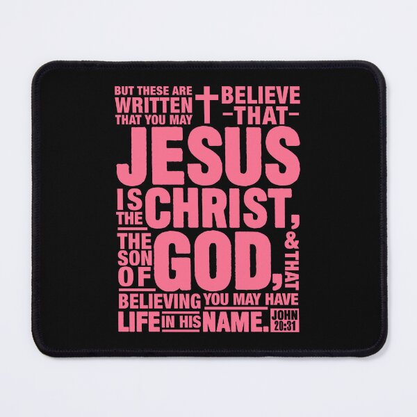 Item preview, John 20:31 Jesus Is The Christ The Son Of God designed and sold by plushism.
