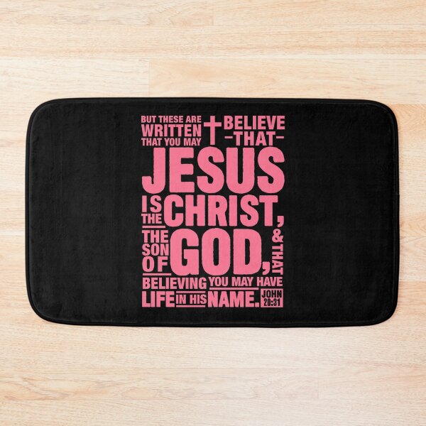 Item preview, John 20:31 Jesus Is The Christ The Son Of God designed and sold by plushism.