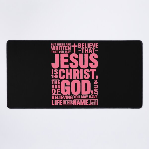 Item preview, John 20:31 Jesus Is The Christ The Son Of God designed and sold by plushism.