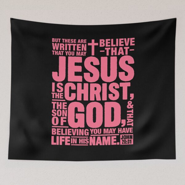 Item preview, John 20:31 Jesus Is The Christ The Son Of God designed and sold by plushism.