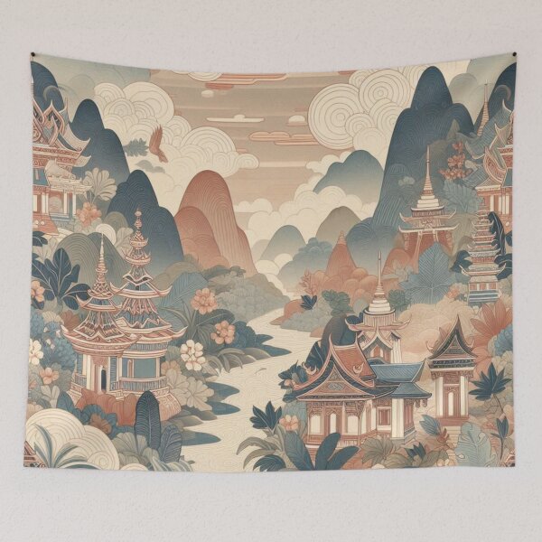 Item preview, Thai art pattern  designed and sold by Boru-Atisuto.