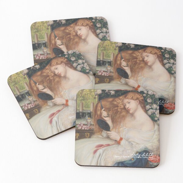 Item preview, Lady Lilith, 1867 . Dante Gabriel Rossetti and Henry Treffry Dunn . Museum: The Met .  Artsy journals . Art stickers . Art mugs . Art tote bags . Art inspired products . Art gifts  designed and sold by WeareSublime.