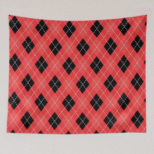 Item preview, Patron Argyle ]Rojo designed and sold by MarketdeLuis.
