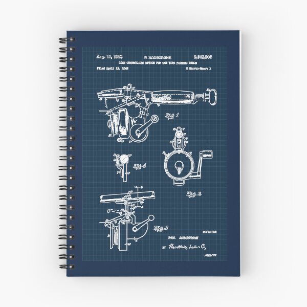 Item preview, Blue Print The Continental Cast Vintage Fishing Reel designed and sold by PatentCulture.