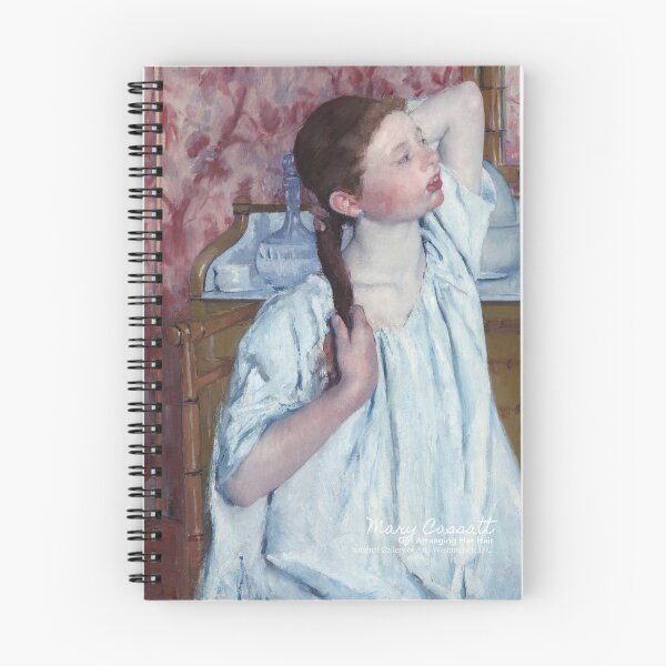 Item preview, Girl Arranging Her Hair by Mary Cassatt . Museum: National Gallery of Art . Artsy journals . Art stickers . Art mugs . Art tote bags . Art inspired products . Art gifts  designed and sold by WeareSublime.