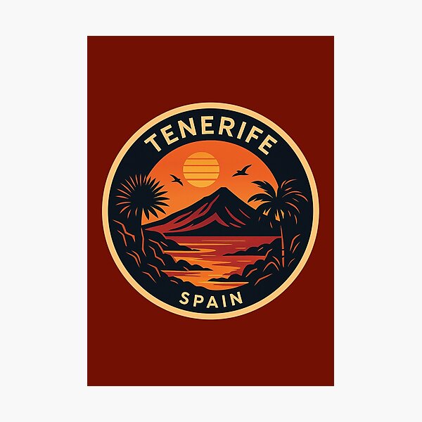 Item preview, Tenerife Canary Islands Vintage Travel  designed and sold by Thistle-TShop.