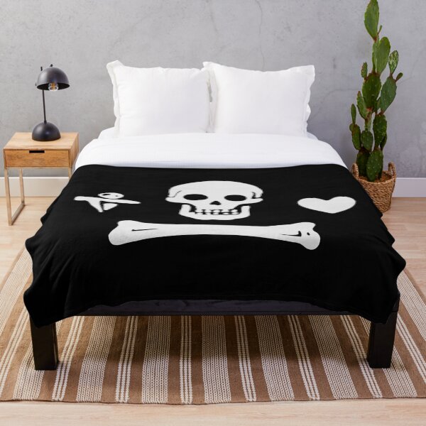 Aperçu de l'œuvre Drapeau pirate / Jolly Roger / Tête de mort créée et vendue par StudioDestruct.