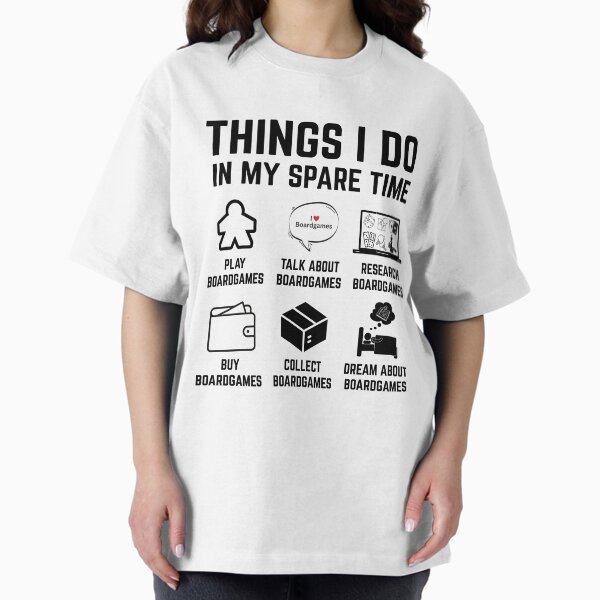 Item preview, Things I Do in My Spare Time – Board Game Lover Checklist designed and sold by BMLprint ⭐⭐⭐⭐⭐.