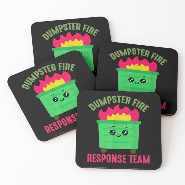 Item preview, Dumpster Fire Response Team designed and sold by kawaiivsglitch.