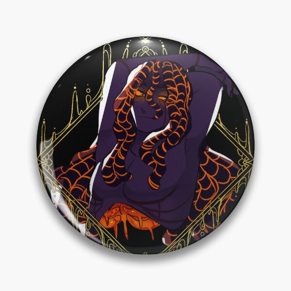 Item preview, CRYSTAL AGE PIN - Obsidian designed and sold by shimashimamom.
