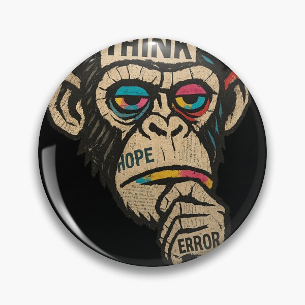 Item preview, Monkey Thinker – Hope, Error, and the Act of Thinking designed and sold by VIBE CRAFT STUDIO.