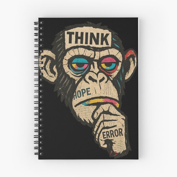 Item preview, Monkey Thinker – Hope, Error, and the Act of Thinking designed and sold by VIBE CRAFT STUDIO.