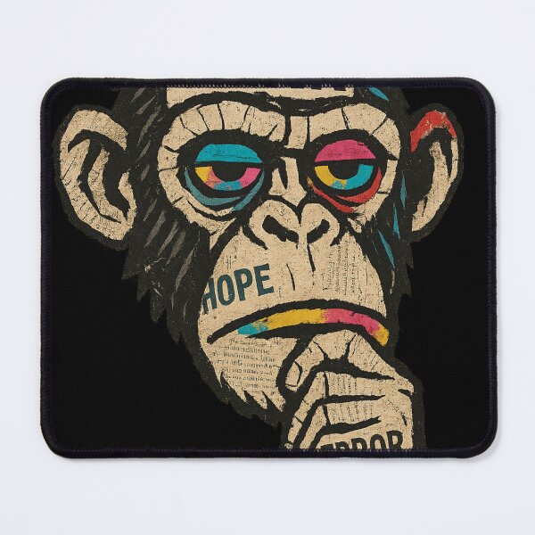 Item preview, Monkey Thinker – Hope, Error, and the Act of Thinking designed and sold by VIBE CRAFT STUDIO.