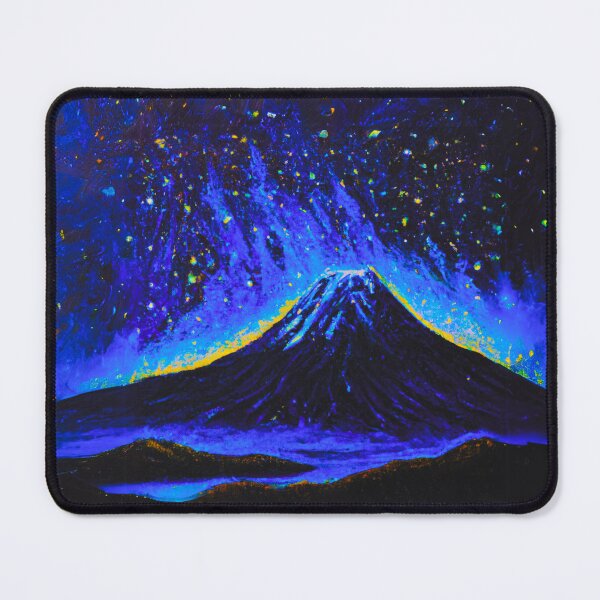 Item preview, The Starry Night of fuji mountain in dark blue designed and sold by MerryCrown.