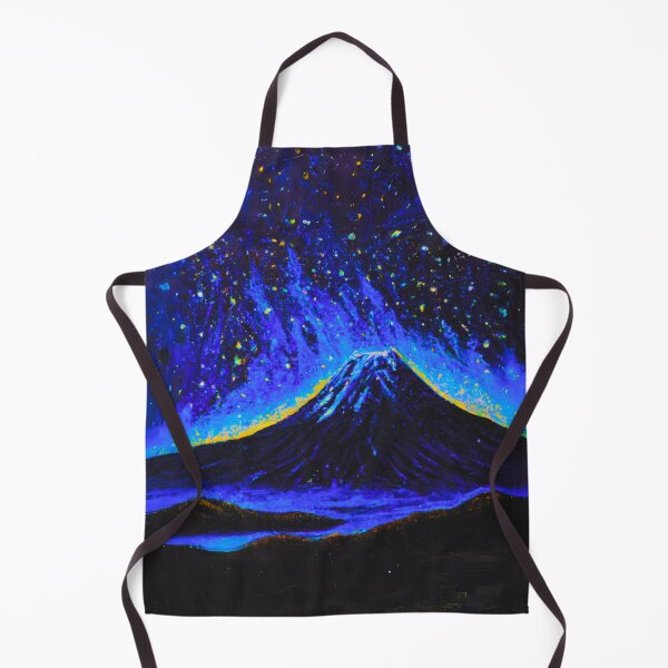 Item preview, The Starry Night of fuji mountain in dark blue designed and sold by MerryCrown.