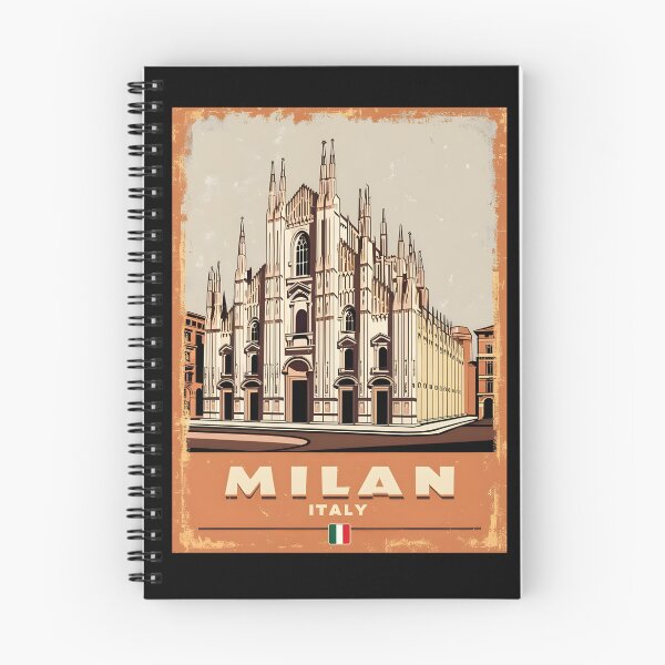 Item preview, A Vintage Travel Art of Milan - Italy  designed and sold by GoodOldVintage.