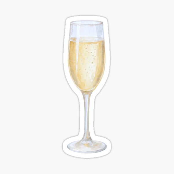 Vista previa del artículo con la obra «Prosecco de acuarela», diseñado y vendido por jnella03.