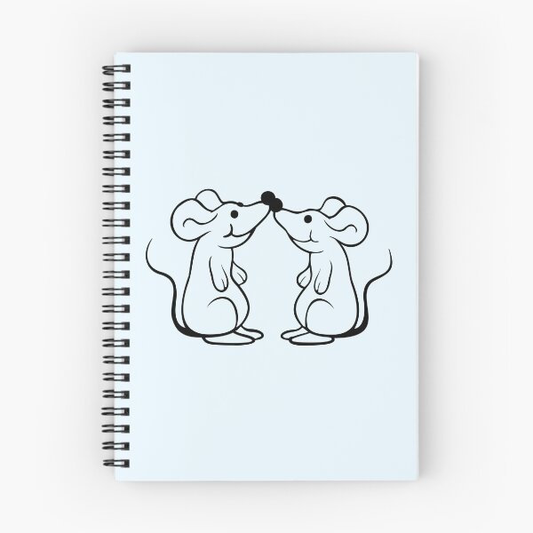 Item preview, 2 Mice Couple Love Valentine's Day Noses Touching designed and sold by shirt-o-mat.