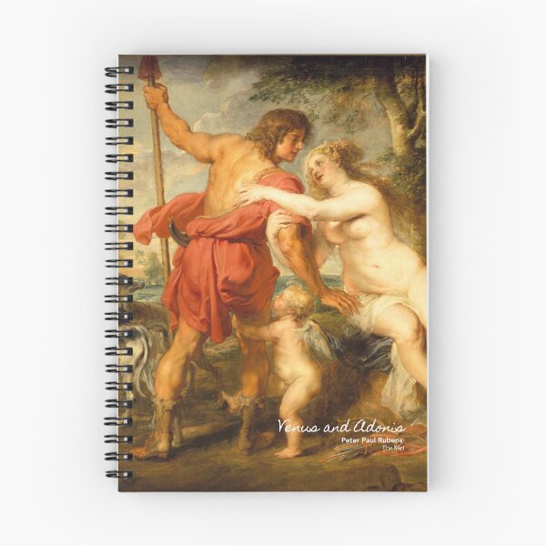 Item preview, Venus and Adonis by Peter Paul Rubens . Museum: The Met . Artsy journals . Art stickers . Art mugs . Art tote bags . Art inspired products . Art gifts  designed and sold by WeareSublime.