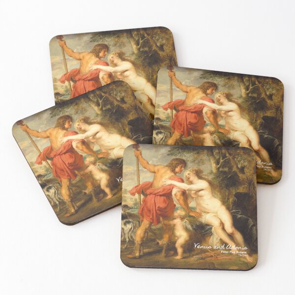Item preview, Venus and Adonis by Peter Paul Rubens . Museum: The Met . Artsy journals . Art stickers . Art mugs . Art tote bags . Art inspired products . Art gifts  designed and sold by WeareSublime.