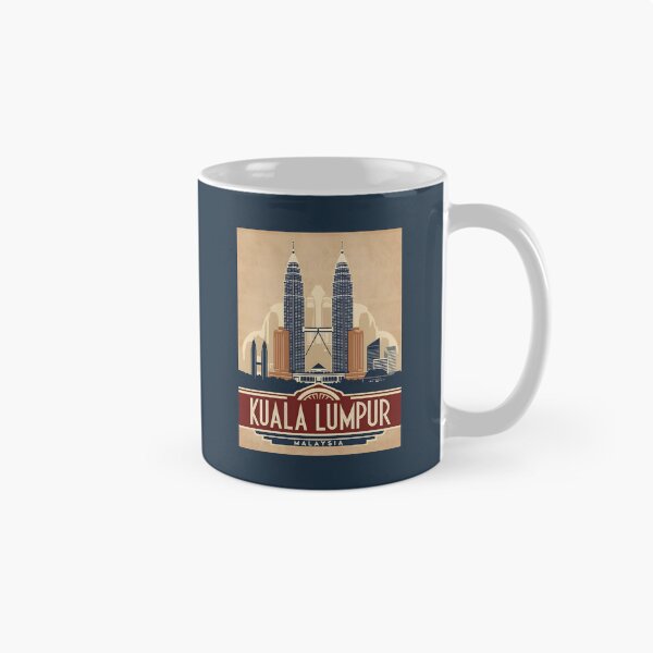 Item preview, A Vintage Travel Illustration of Kuala Lumpur - Malaysia  designed and sold by GoodOldVintage.