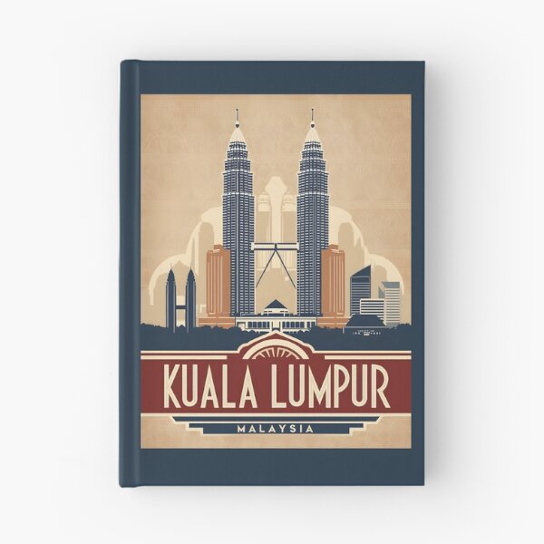Item preview, A Vintage Travel Illustration of Kuala Lumpur - Malaysia  designed and sold by GoodOldVintage.