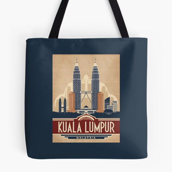 Item preview, A Vintage Travel Illustration of Kuala Lumpur - Malaysia  designed and sold by GoodOldVintage.