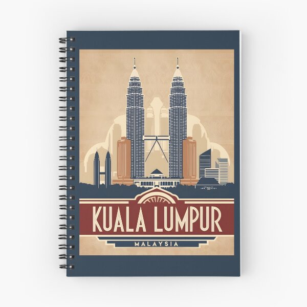 Item preview, A Vintage Travel Illustration of Kuala Lumpur - Malaysia  designed and sold by GoodOldVintage.