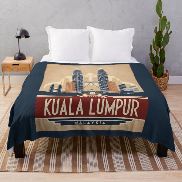 Item preview, A Vintage Travel Illustration of Kuala Lumpur - Malaysia  designed and sold by GoodOldVintage.