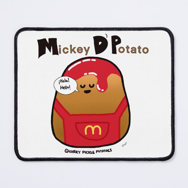Item preview, Mickey D'Potato of the Quirky Pickle Potatoes designed and sold by quirkypickle.