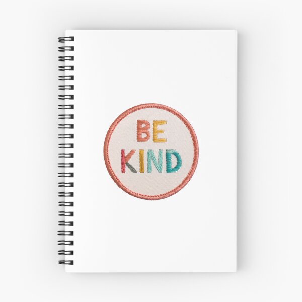 Item preview, Be Kind Embroidered Iron On Patch – Bold Typography Design designed and sold by Peecoo.